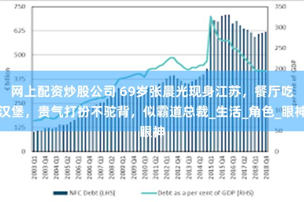 网上配资炒股公司 69岁张晨光现身江苏，餐厅吃汉堡，贵气打扮不驼背，似霸道总裁_生活_角色_眼神