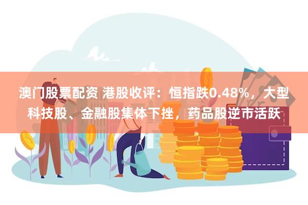 澳门股票配资 港股收评：恒指跌0.48%，大型科技股、金融股集体下挫，药品股逆市活跃