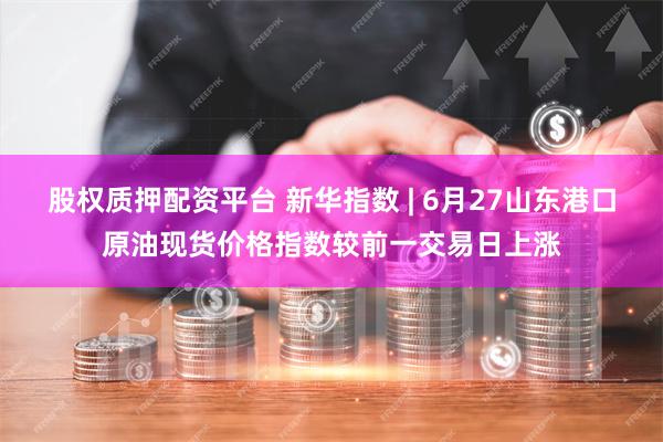 股权质押配资平台 新华指数 | 6月27山东港口原油现货价格指数较前一交易日上涨