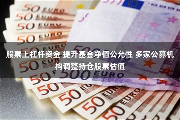 股票上杠杆资金 提升基金净值公允性 多家公募机构调整持仓股票估值